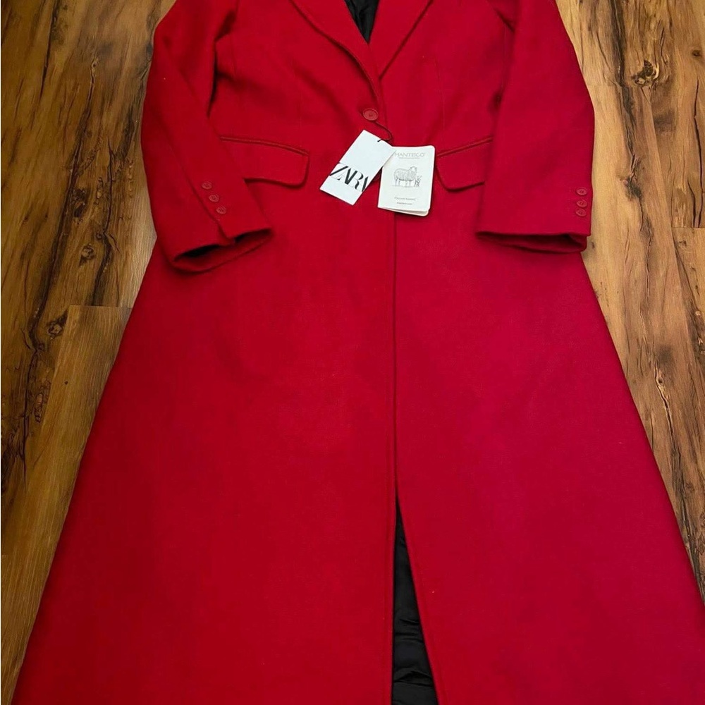 Zara women Manteco wool  coat new with tags